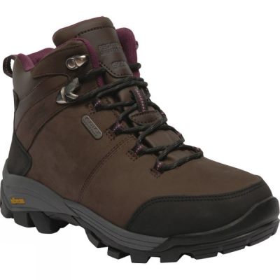 Botas Regatta Asheland Hiking Mujer - Marrones Oscuro / Burdeos - Chile TQC906714